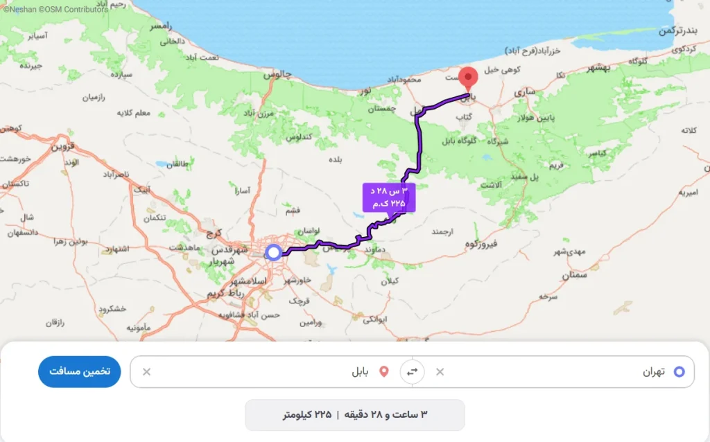 تاکسی تهران بابل